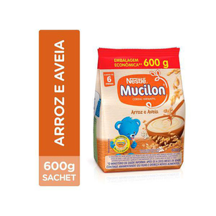 Imagem do produto Mucilon Arroz E Aveia Cereal Infantil Sachê Com 600G