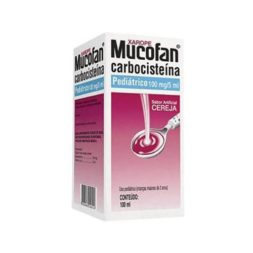 Mucofan - Pediatriaca 100 Mg Com 100 Ml Xarope