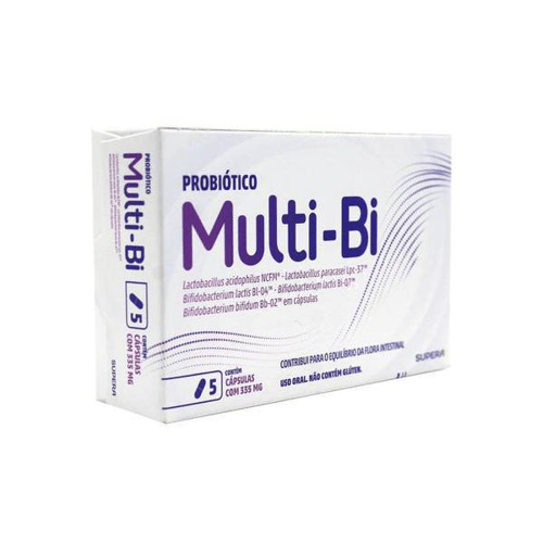 Imagem do produto Multibi Probiótico Com 5 Cápsulas