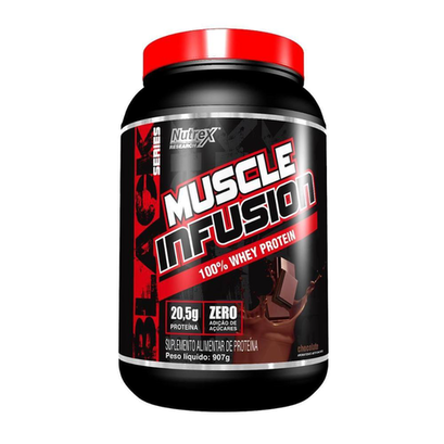 Imagem do produto Muscle Infusion 100% Whey Protein 2Lb Chocolate Nutrex Research