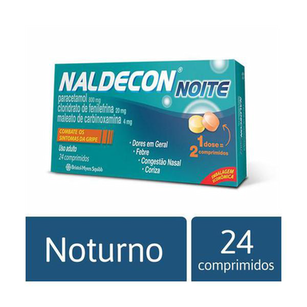Imagem do produto Naldecon - Noite 24 Comprimidos