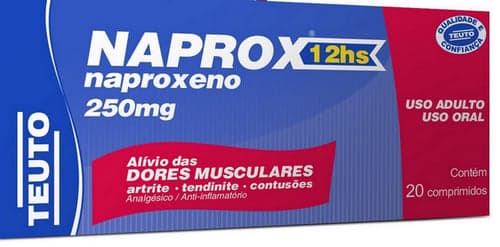 Imagem do produto Naprox - 250Mg 20 Comprimidos