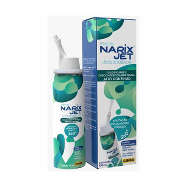 Imagem do produto Narix Jet Solução Spray Nasal 0,9% 100Ml