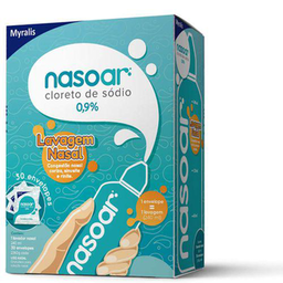 Imagem do produto Nasoar Nasal 30 Envelopes + Aplicador + 4 Envelopes Grátis