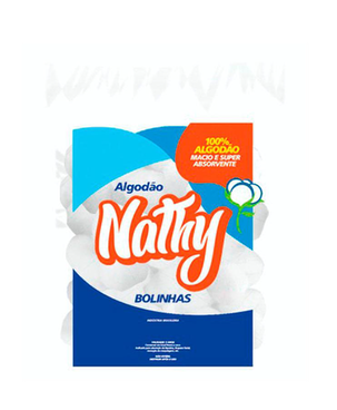 Imagem do produto Nathy Algodão Bolinha Kit De 10 Saquinhos 25G