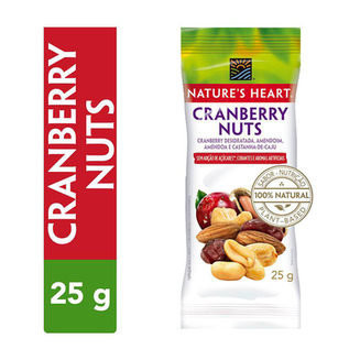 Imagem do produto Natures Heart Snack Cranberry Nuts 25G