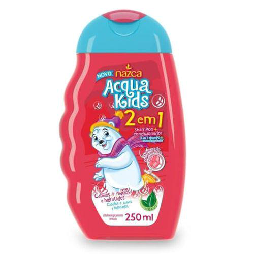 Nazca Acqua Kids Algodão Doce Shampoo 2 Em 1 250Ml