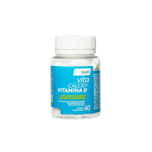 Imagem do produto Needs Vita Calcio + Vitamina D 60 Comprimidos