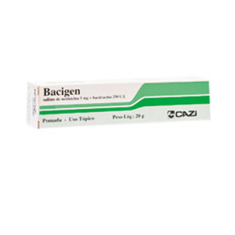 Imagem do produto Neomicina - E Bacitracina Bacigen Pomada Com 20 G