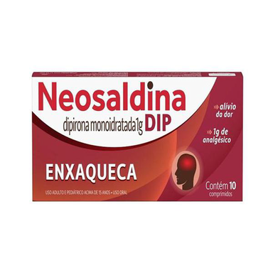 Imagem do produto Neosaldina Com Dipirona 1G 10 Comprimidos