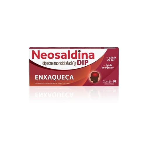 Neosaldina Dipirona 1G 20 Comprimidos