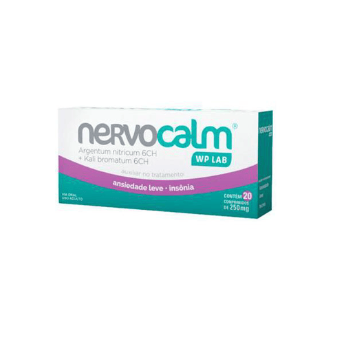 Imagem do produto Nervocalm 250Mg Wp Lab 20 Comprimidos