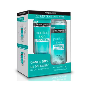 Imagem do produto Neutrogena Purified Skin Agua Micelar 200Ml + Gel De Limpeza 80G