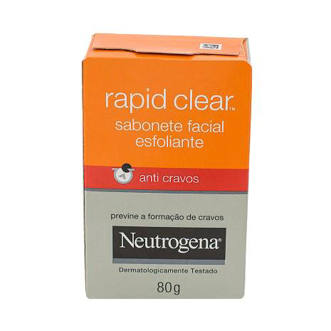 Imagem do produto Neutrogena - Rapid Clear Sabonete Esfoliante Facial 80G