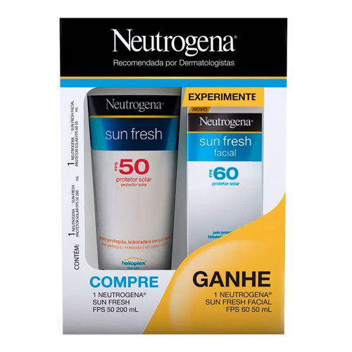 Imagem do produto Neutrogena Sun Fresh Fps50 200Ml Gratis Facial Fps60 50G