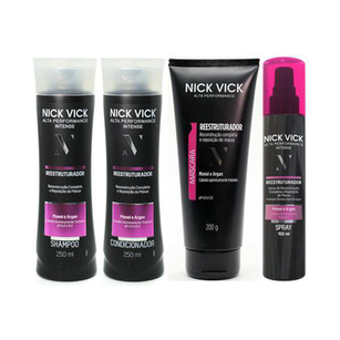 Imagem do produto Nick Vick Reestruturador Shampoo Condicionador Mascara Spray
