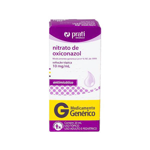 Imagem do produto Nitrato - De Oxiconazol Solusao Frasco Com 20 Ml Rati-Dona Prati Donaduzzi Genérico