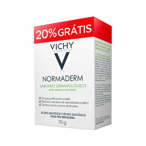 Imagem do produto Normaderm Vichy Sabonete Em Barra 70G 20% Grátis