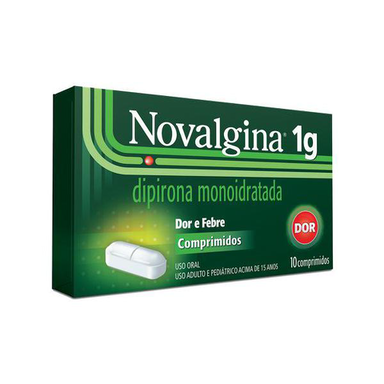 Imagem do produto Novalgina - 1G 10 Comprimidos
