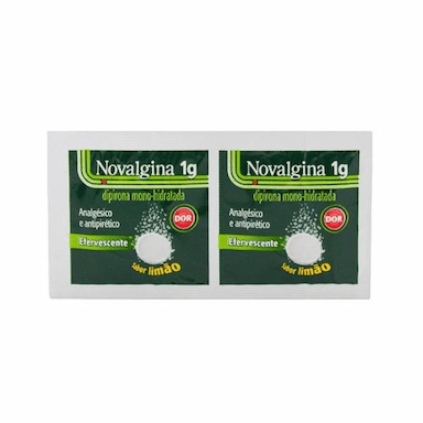 Novalgina 1G Com 2 Comprimidos Efervescentes