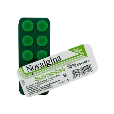 Imagem do produto Novalgina - 500Mg C 10 Comprimidos