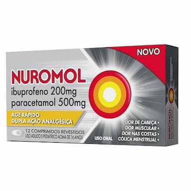 Nuromol 200+500Mg 12Cp