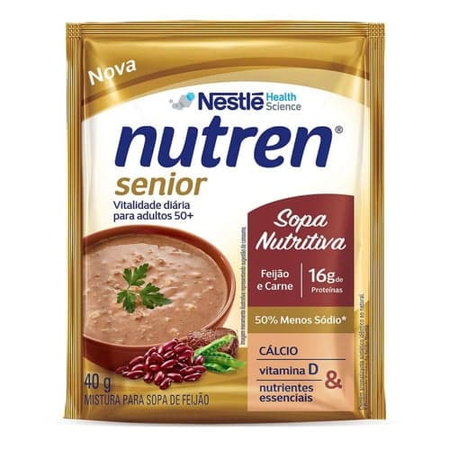 Imagem do produto Nutren Senior Sopa Feijão E Carne Complemento Alimentar 40G