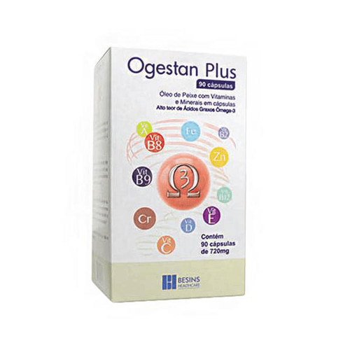 Imagem do produto Ogestan Plus Besins Healthcare 90 Cápsulas