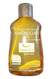 Imagem do produto Óleo Corporal De Amêndoas Doce Nupill Gold Skin Com 100Ml