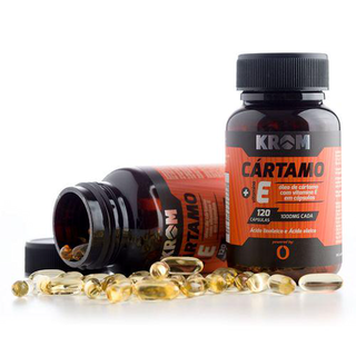 Imagem do produto Óleo De Cártamo E Vitamina E Krom Suplemento Para Atletas 1000Mg C 120 Cápsulas