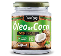 Imagem do produto Óleo De Côco Extra Virgem 200Ml Apisnutri
