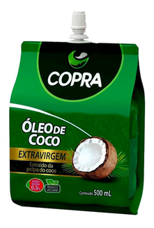 Óleo De Coco Extra Virgem Pouch Copra 500Ml