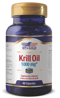 Imagem do produto Óleo De Krill 1000 Mg Vitgold 60 Cápsulas