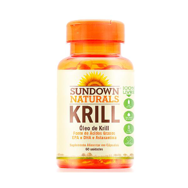 Imagem do produto Óleo De Krill 1000Mg Sundown Naturals 60 Cápsulas Sundown Naturals Vitaminas