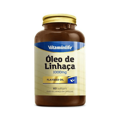 Imagem do produto Óleo De Linhaça 1000Mg Com 60 Cápsulas Vitaminlife