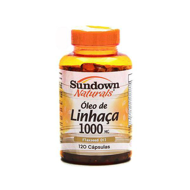Óleo - De Linhaça Sundown Vitamina Com 120 Cápsulas
