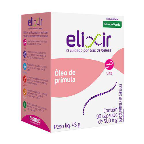 Imagem do produto Óleo De Prímula 90 Cápsulas Elixir