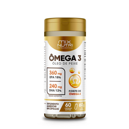 Imagem do produto Ómega 3 Oleo De Peixe 60 Cápsulas Mix Nutri