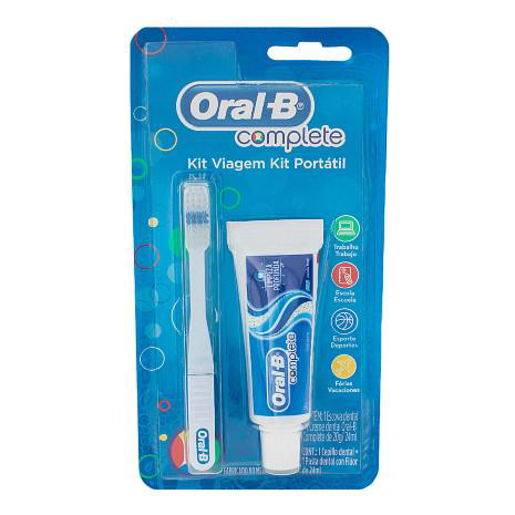 Imagem do produto Oral B Kit Complete Escova Dental E Creme Dental De 20G