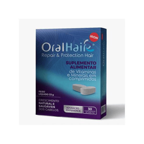 Imagem do produto Oral Hair Iron 30 Comprimidos