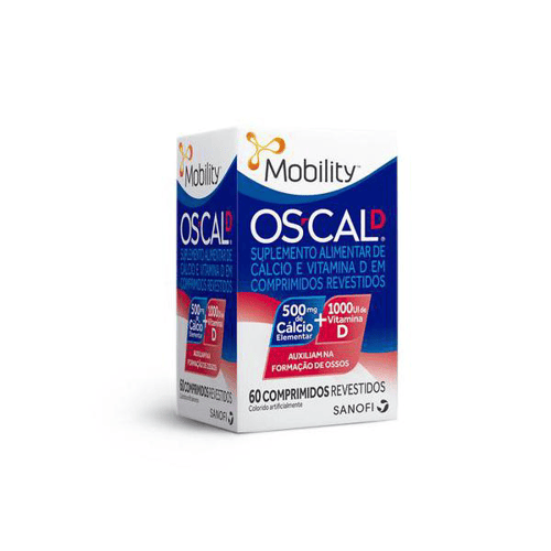 Oscal D 500Mg+1000Ui 60 Comprimidos Revestidos