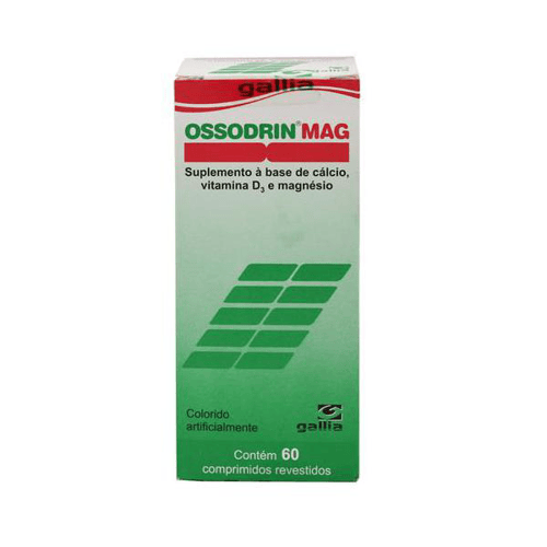 Imagem do produto Ossodrin Mag Com 60 Comprimidos Revestidos Gallia