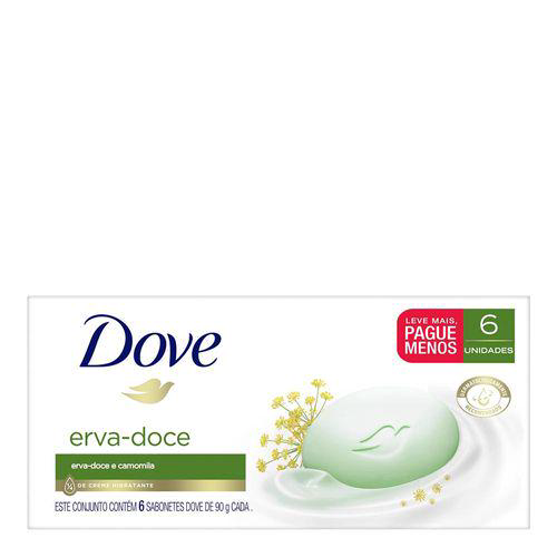 Imagem do produto Pack Sabonete Em Barra Dove Ervadoce 6 Unid De 90G Panvel Farmácias