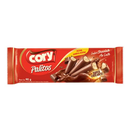 Imagem do produto Palitos Chocolate Ao Leite Cory 90G
