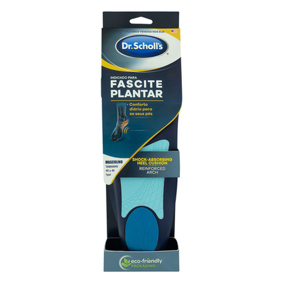 Imagem do produto Palmilha De Gel Dr. Scholls Pain Relief Fascite Plantar Azul Transparente 1 Par 1 Par