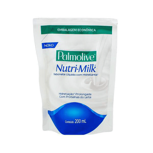 Palmolive Sabonete Liquido Nutri Milk 200Ml Refil