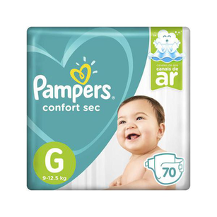 Imagem do produto Pampers Confortsec Giga Tamanho G 70 Unidades