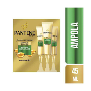 Imagem do produto Pantene Ampola Trat Amp Quot Gold Amp Quot 3X15m - Pantene Hair 3Un 15Ml