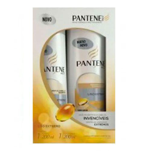 Imagem do produto Pantene - Kit Shampoo E Condicionador Liso Extremo 200 Ml
