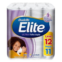 Imagem do produto Papel Higienico Folha Dupla Elite 12 Rolos Softys